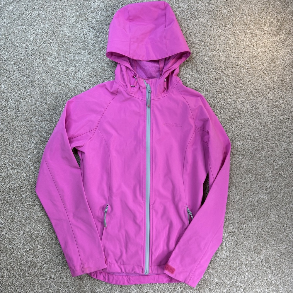 Mountain Warehouse Jacket Womens 4 Pink Hooded Softshell Full Zip Hiking Outdoor